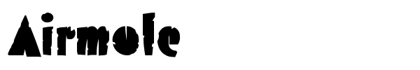 Airmole font preview